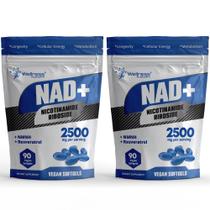 Suplemento WELLNESS LABSRX NAD+ Softgels 2500mg com resveratrol Suplemento WELLNESS LABSRX NAD+ Softgels 2500mg com resveratrol