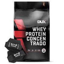 Suplemento Whey Concentrado Cookies 1,8Kg Luva Taurene - Dux Suplemento Whey Concentrado Cookies 1,8Kg Luva Taurene - Dux