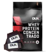 Suplemento Whey Protein Concentrado Cookies 1,8Kg + Luva Dux