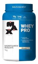 Suplemento Whey Protein Pote 1kg - Max Titanium Suplemento Whey Protein Pote 1kg - Max Titanium