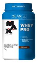 Suplemento Whey Protein Pote 1kg - Max Titanium Suplemento Whey Protein Pote 1kg - Max Titanium