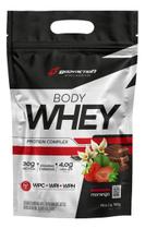 Suplemento Whey Protein Sabor Morango Bodyaction Saco 900g