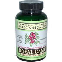 Suplemento Whole World Botanicals Royal Camu - 140 Cápsulas