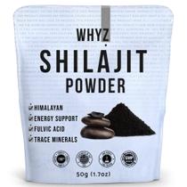 Suplemento WHYZ Shilajit em Pó - 50g com Ácido Fúlvico (200 Porções)