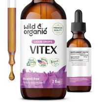 Suplemento Wild & Organic Vitex Chasteberry 60mL para mulheres