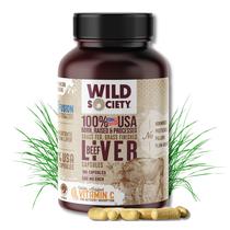 Suplemento WILD SOCIETY USA Fígado bovino alimentado com capim 3000 mg