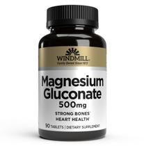 Suplemento Windmill Magnesium Gluconate 500mg 90 comprimidos