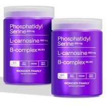 Suplemento WONDER FAMILY Fosfatidilserina 600 mg e L Carnosina