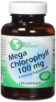 Suplemento World Organics Mega Chlorophyll 100mg 120 comprimidos