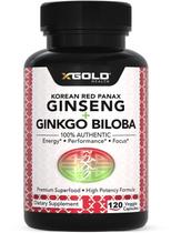 Suplemento X Gold Health Korean Red Panax Ginseng 1200 mg