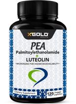 Suplemento X Gold Health: Palmitoiletanolamida 630mg + Luteolina 98% Suplemento X Gold Health: Palmitoiletanolamida 630mg + Luteolina 98%