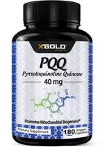 Suplemento X Gold Health PQQ 40mg - 180 Cápsulas Vegetais
