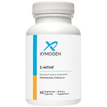 Suplemento XYMOGEN 5 MTHF 3.400 mcg de folato bioativo DFE 60 cápsulas