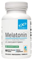 Suplemento XYMOGEN: melatonina, 3 mg, pastilhas de hortelã, 60 comprimidos