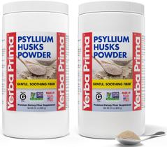 Suplemento Yerba Prima Psyllium Husks em pó 710 ml (pacote com 2) Suplemento Yerba Prima Psyllium Husks em pó 710 ml (pacote com 2)