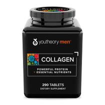 Suplemento Youtheory Mens Collagen Advanced com Biotina - 390g