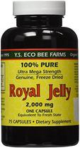 Suplemento YS Eco Bee Farms Geleia Real 2.000 mg 75 cápsulas x2