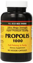 Suplemento YS Eco Bee Farms Própolis Raw 1000 mg 90 cápsulas x2 Suplemento YS Eco Bee Farms Própolis Raw 1000 mg 90 cápsulas x2
