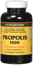 Suplemento YS Eco Bee Farms Própolis Raw 1000 mg 90 cápsulas Suplemento YS Eco Bee Farms Própolis Raw 1000 mg 90 cápsulas