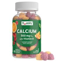 Suplemento YUM-V'S Calcium 500 mg com gomas de vitamina D3 60 ct Suplemento YUM-V'S Calcium 500 mg com gomas de vitamina D3 60 ct