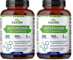Suplemento Zazzee Artemisinina 100mg 120 Cápsulas Veganas Suplemento Zazzee Artemisinina 100mg 120 Cápsulas Veganas