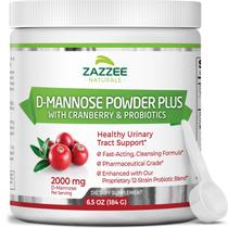 Suplemento Zazzee D-Mannose Powder Plus 2000 mg 67 porções