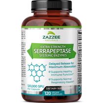 Suplemento Zazzee Delayed Release Serrapeptase 120.000 SPU