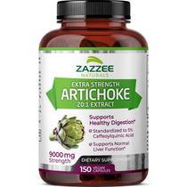 Suplemento Zazzee Extra Strength Alcachoke 20:1 Extracto 9000mg Suplemento Zazzee Extra Strength Alcachoke 20:1 Extracto 9000mg