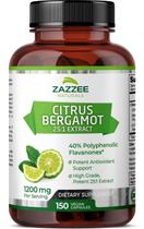 Suplemento Zazzee Extra Strength Citrus Bergamota 25:1