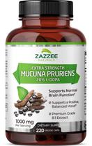 Suplemento Zazzee Extra Strength Mucuna Pruriens