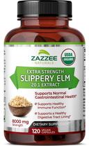 Suplemento Zazzee USDA Organic Slippery Elm Bark 20:1