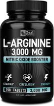 Suplemento Zeal Naturals L-Arginina 3000 mg cápsulas 150 comprimidos Suplemento Zeal Naturals L-Arginina 3000 mg cápsulas 150 comprimidos