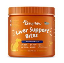 Suplemento Zesty Paws Liver Support para cães com cardo mariano