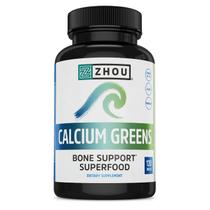 Suplemento Zhou Nutrition Calcium Greens 1300mg 120 comprimidos