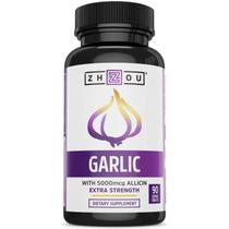 Suplemento Zhou Nutrition Garlic - 5000 mcg de Allicina - 90 Serviços