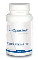 Suplemento Zn-Zyme Forte da Biotics Research - 25mg de Zinco - 100 Comprimidos