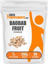 Suplementos a granel de frutas de baobá em pó 250 g sem glúten