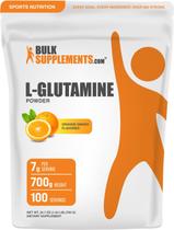 Suplementos a granel de L-glutamina em pó 700 g Orange Smash Flavor