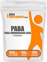 Suplementos a granel em pó PABA 100g 500mg veganos sem glúten