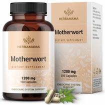 Suplementos Cápsulas HERBAMAMA Motherwort 1200 mg 100 cápsulas