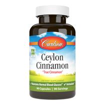 Suplementos Carlson Ceylon Canela 500mg Extrato 90 Cápsulas