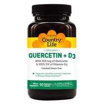 Suplementos Country Life Quercetina + D3 90 comprimidos Suplementos Country Life Quercetina + D3 90 comprimidos