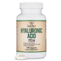 Suplementos de ácido hialurônico 200 mg x 180 cápsulas - Double Wood