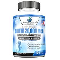 Suplementos de biotina American Standard 20.000mcg com queratina Suplementos de biotina American Standard 20.000mcg com queratina
