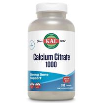 Suplementos de cálcio KAL Citrato de cálcio 1000mg 240 comprimidos