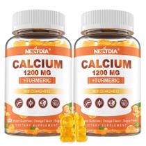Suplementos de cálcio Nextdia Calcium 1200 mg com vitamina D3 K2 B12