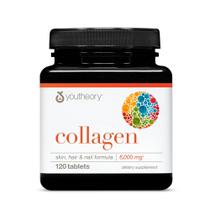 Suplementos de colágeno Youtheory Advanced 6.000 mg com vitamina C