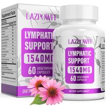 Suplementos de drenagem linfática Lazpowfi 1540mg 60 cápsulas