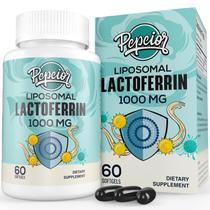 Suplementos de lactoferrina Lipossomal Bovine 1000 mg 60 cápsulas gelatinosas Suplementos de lactoferrina Lipossomal Bovine 1000 mg 60 cápsulas gelatinosas