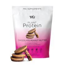 Suplementos de proteína em pó TRU à base de plantas, 20 g, veganos, 25 porções